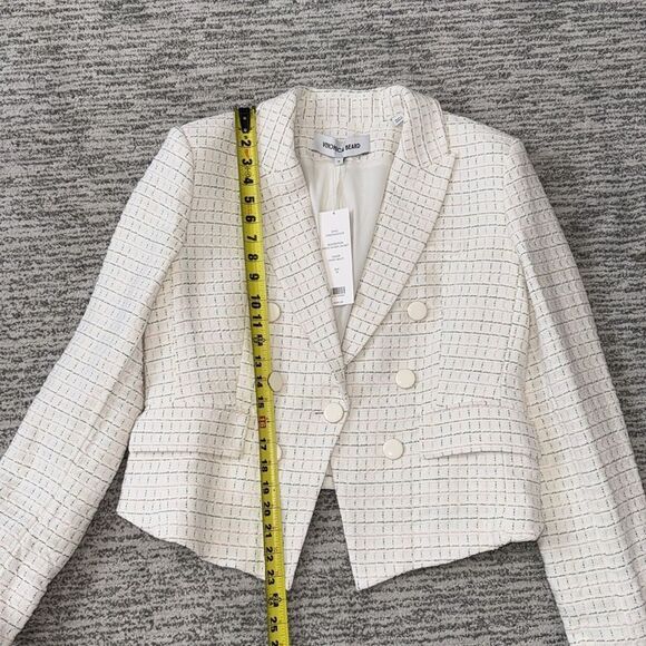 NWT Veronica Beard DIEGO DICKEY JACKET
COLOR IVORY MULTI Tweed Dickey Size 14 - Picture 10 of 16